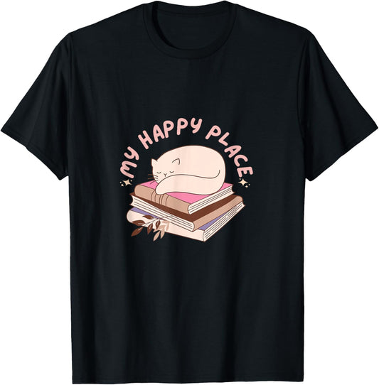 Cat Lover Bookworm, Read & Meow, Books & Cats My Happy Place