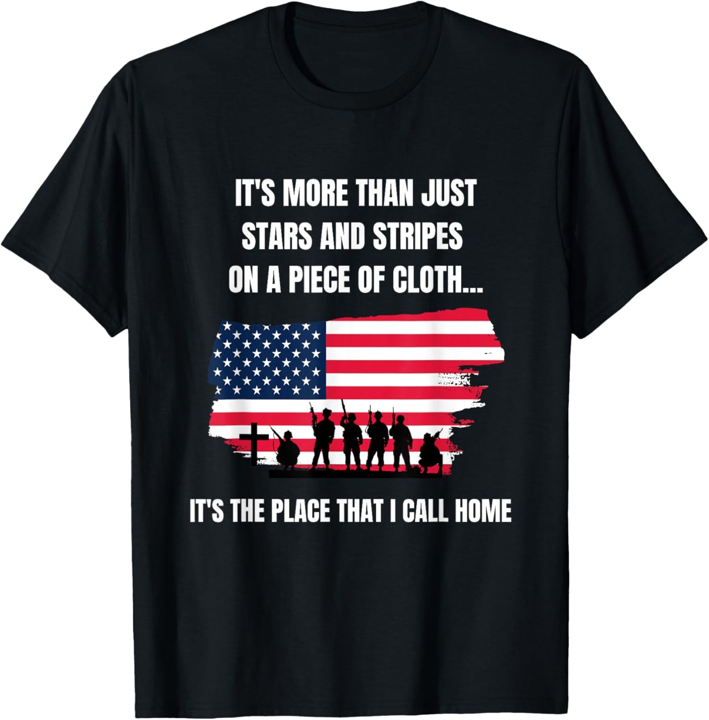 Place That I Call Home - Stars & Stripes - Patriotic Women Kids Men