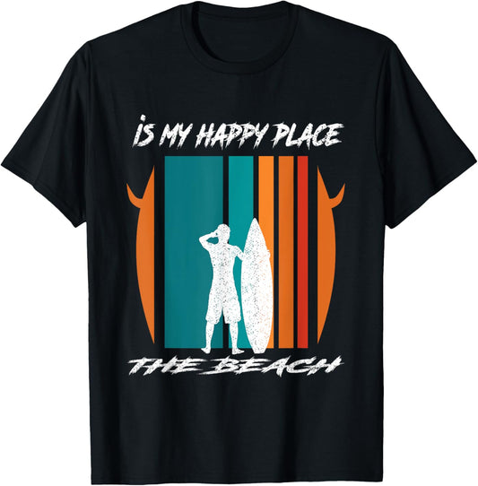 The Beach Is My Happy Place Coastal Vibes For Dad And Kids