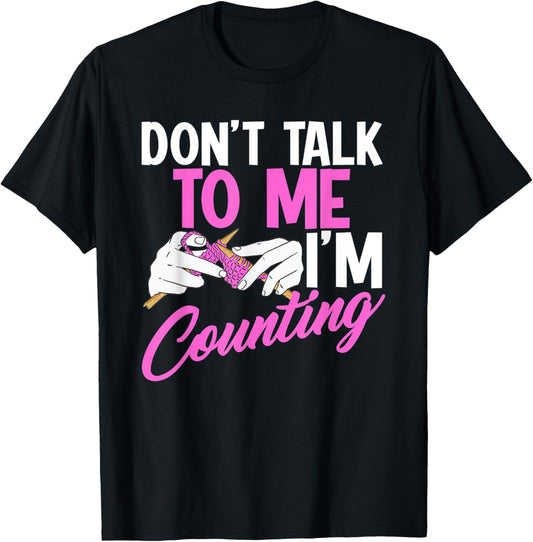 Don't talk to me I'm counting \u2013 Stitch and knitting yarn