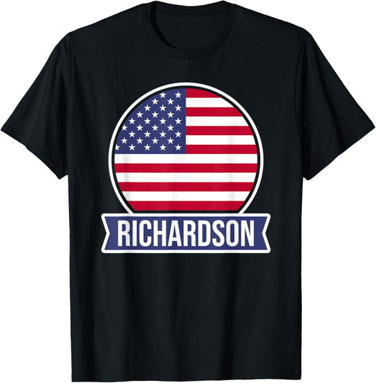 RICHARDSON - USA - American place name US flag design