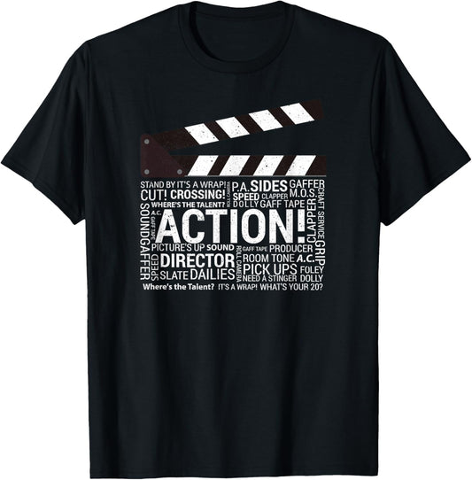 FIlmmaker T-shirt for the Director, Film Student, Film Lover