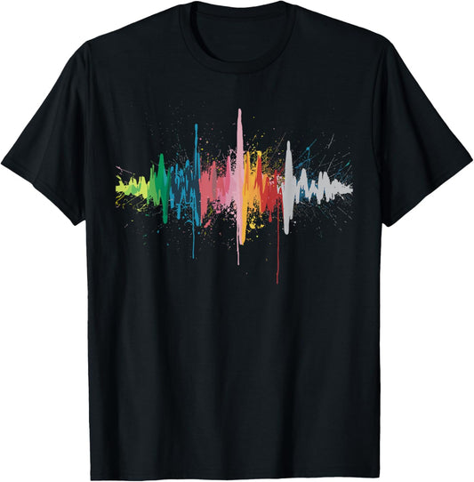 SoundWave Song Art Watercolor Audio Wave Producer Men Women