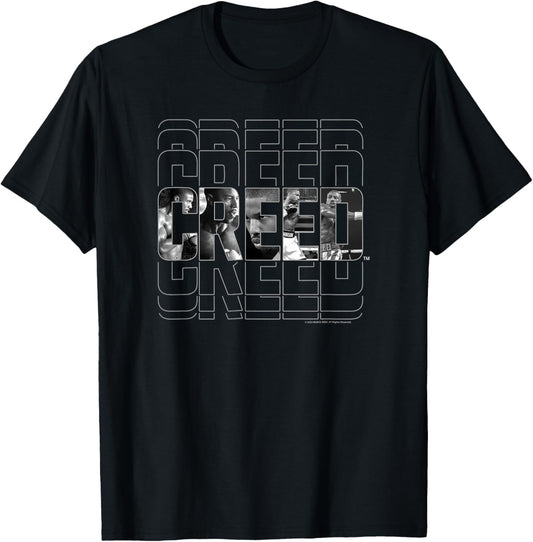 Creed Black & White Movie Frames Epic Text Logo