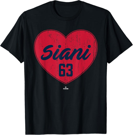 Distressed Heart Michael Siani St Louis Baseball MLBPA