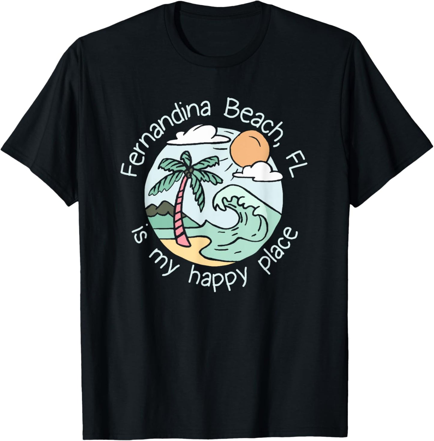 Cute Beach Motiv My Happy Place - Fernandina Beach Men Women Kids