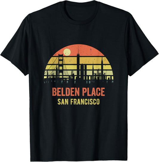 Belden Place San Francisco California Retro Vintage