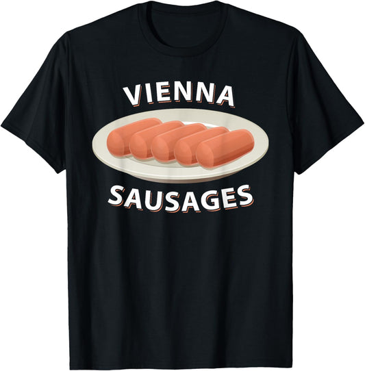 Vienna Sausages On A Plate Canned Meat Wiener Lover Gift
