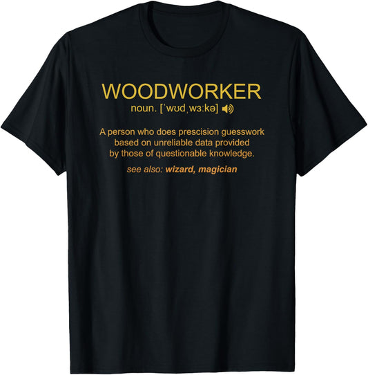 Woodworker Definition Vintage Funny Woodwork Carpenter Humor