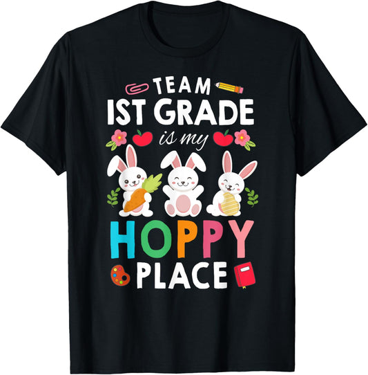 Teacher Student Team 1st Grade Is My Hoppy Place Cute Easter