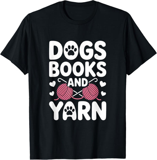 Dogs Books And Yarn Crocheting