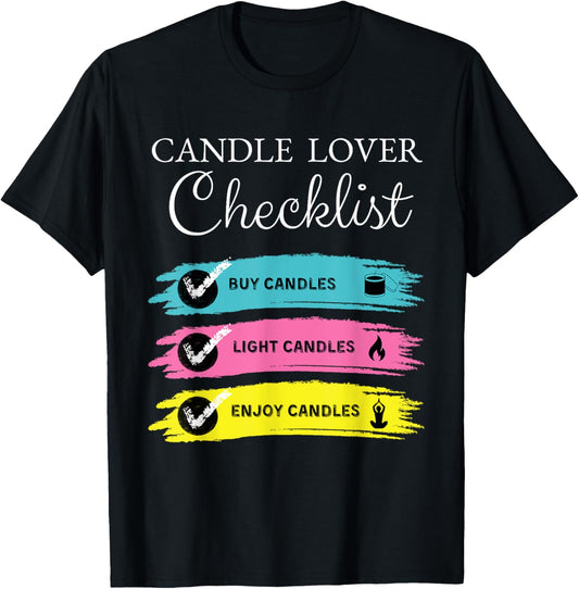 Funny Candle Lover Checklist for Candle Makers