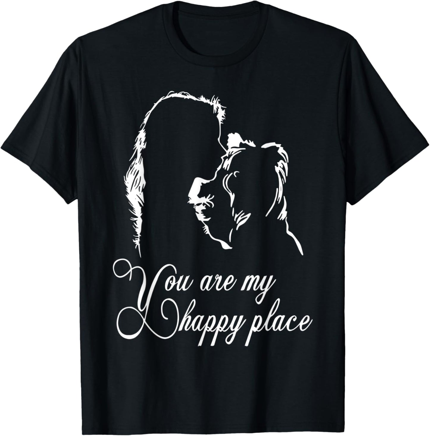 You are My Happy Place Yorkshire Terrier dog Funny