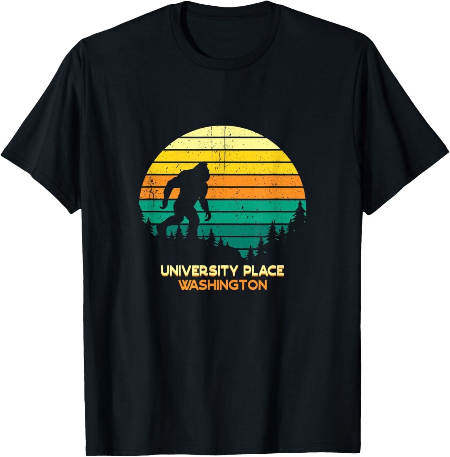 Retro University Place, Washington Big foot Souvenir