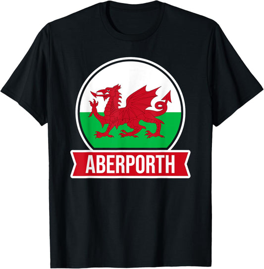 Aberporth - Cymru - Wales - Welsh place name flag design