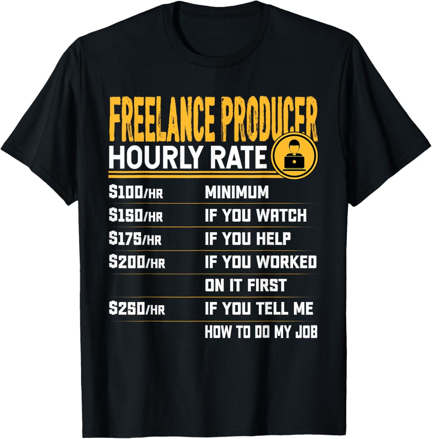 Funny Freelance Producer Hourly Rate - Director Filmmaker