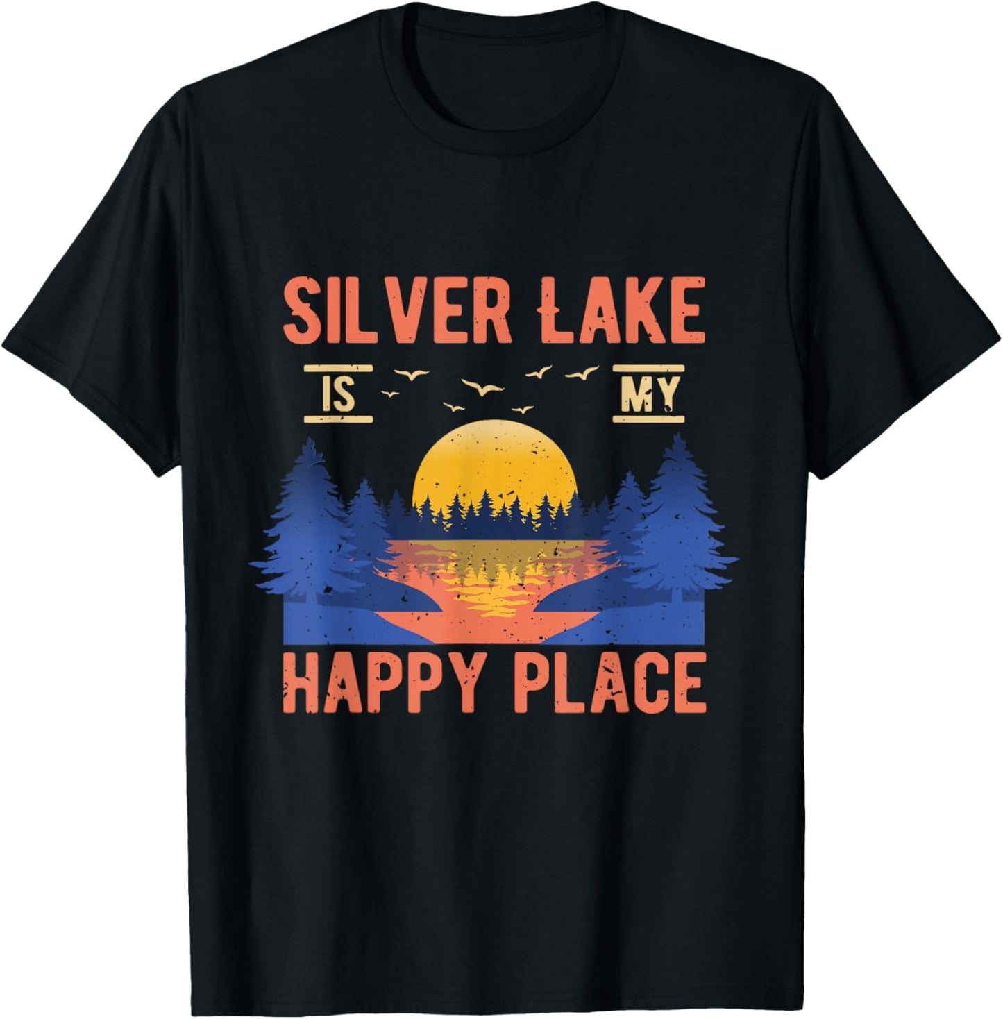 Silver Lake Is My Happy Place Camping Sayings Camper