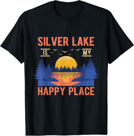 Silver Lake Is My Happy Place Camping Sayings Camper