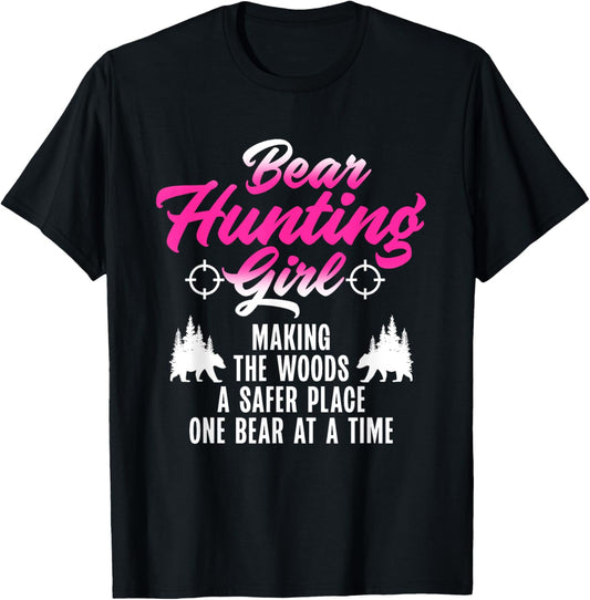 Bear Hunting Girl Hunter Making The Woods A Safer Place