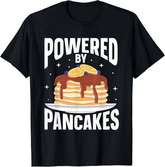 Powered By Pancakes Pancake Maker Breakfast Pancakes Syrup