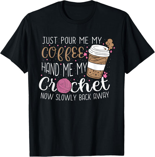 Crocheting Coffee Lover Yarn Knitting Crocheter