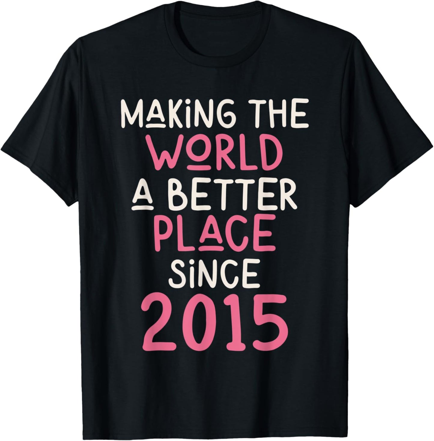 2015 Birthday - Making the World a better place since 2015