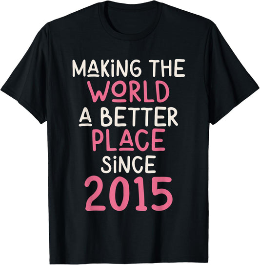 2015 Birthday - Making the World a better place since 2015