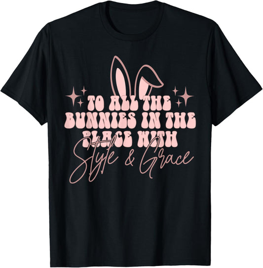 Vintage Retro Style To All The Bunnies In The Place Funny