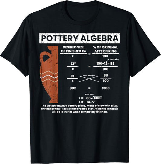 Pottery Algebra Funny Ceramic Clay Artist Graphic