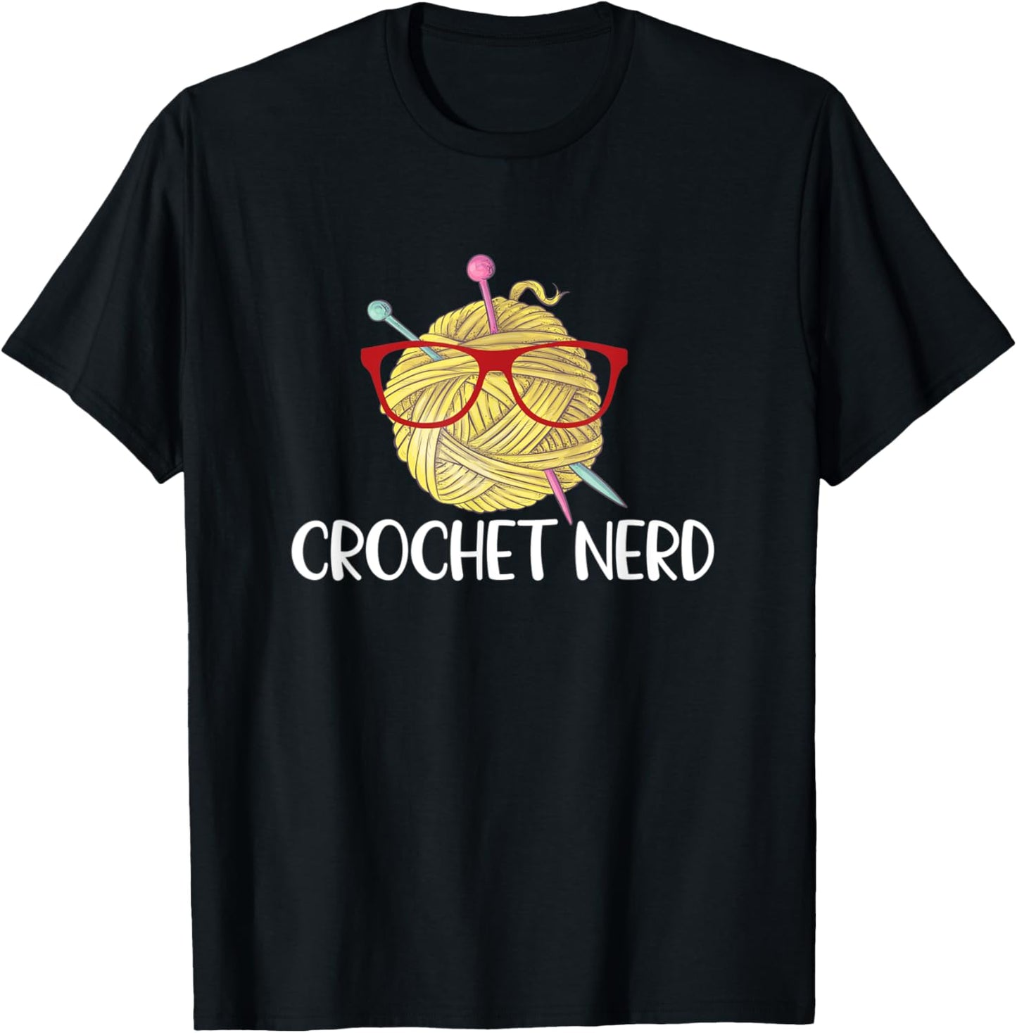 Crochet Nerd Funny Grandma Mom Crocheting Yarn Lover