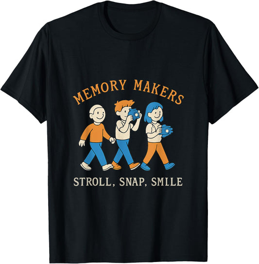 Stroll Snap Smile Memory Makers Photo Friends Design
