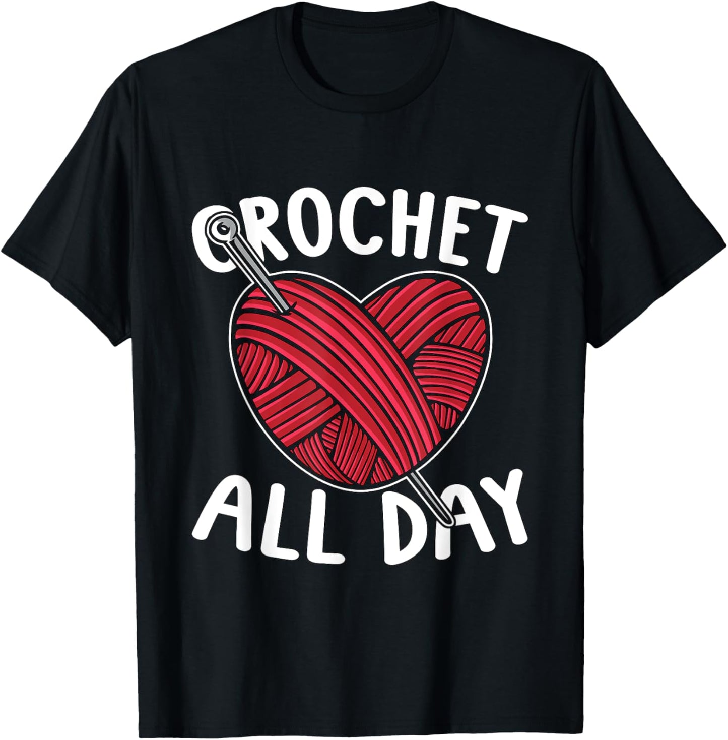 Crochet All Day Crocheting Knitting Crafting Yarn Crocheting