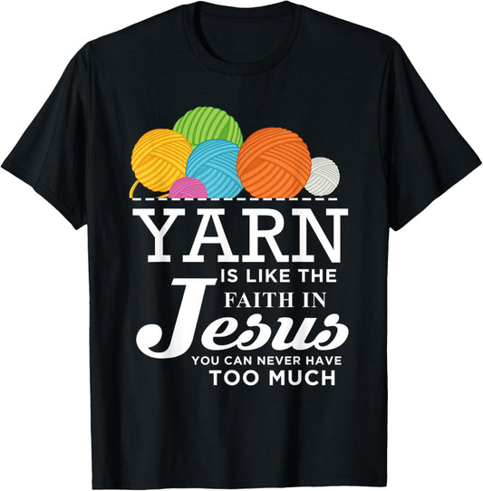 Sewing Jesus Shirt Quilting Yarn Needle Christian