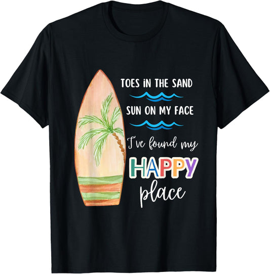 Surf Life My Happy Place Travel Vacation Family Matching