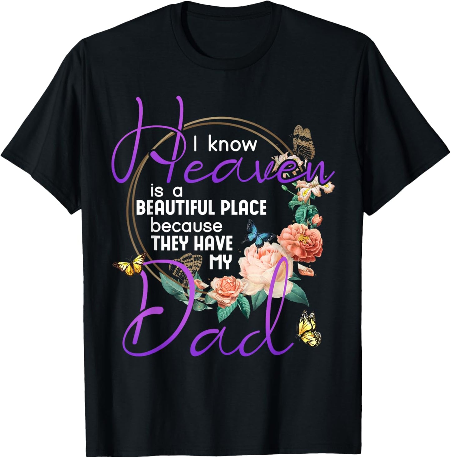 Dad I Know Heaven is a Beautiful Place Family Memorial