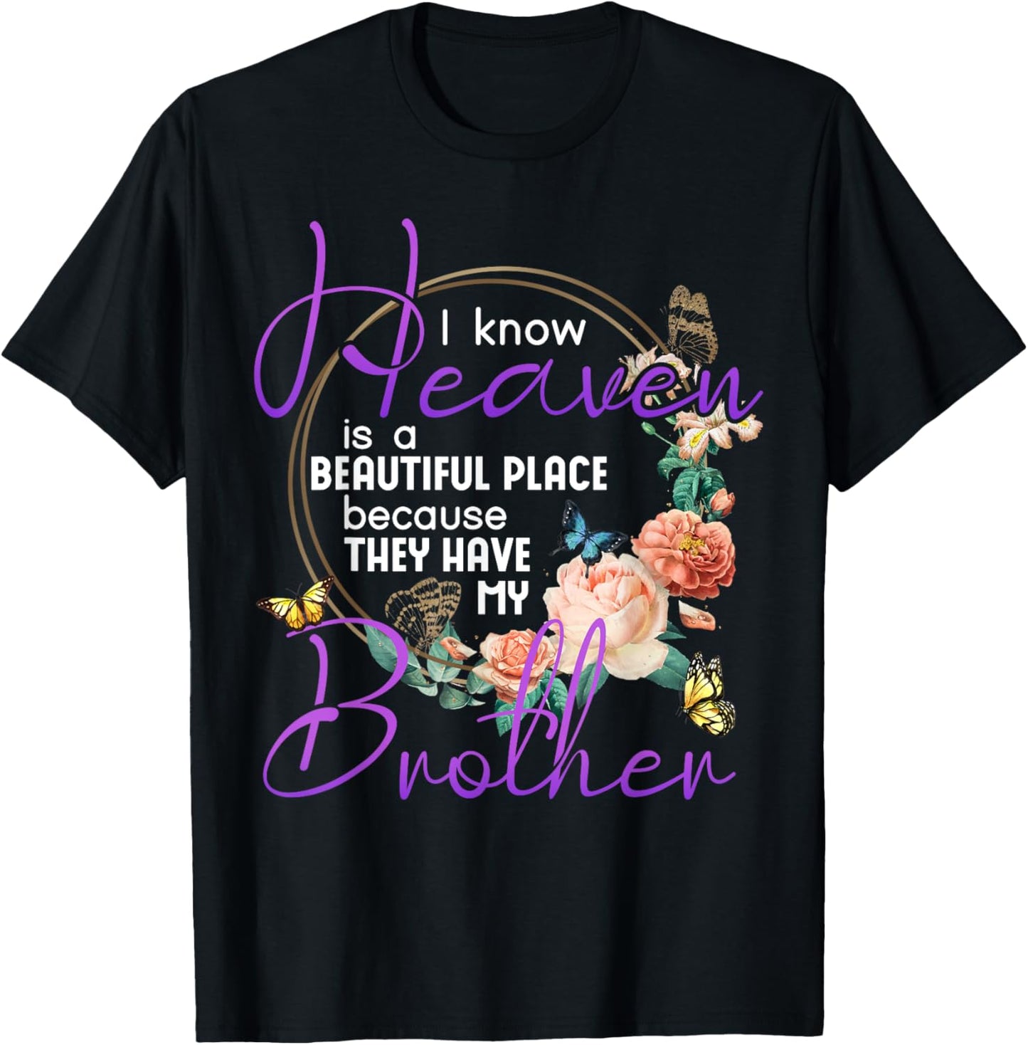 Brother I Know Heaven is a Beautiful Place Family Memorial