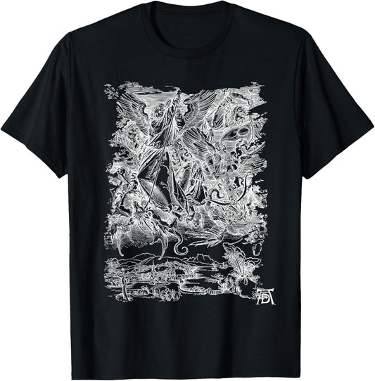 Apocalypse Archangel Michael fighting the dragon 1498 Dürer