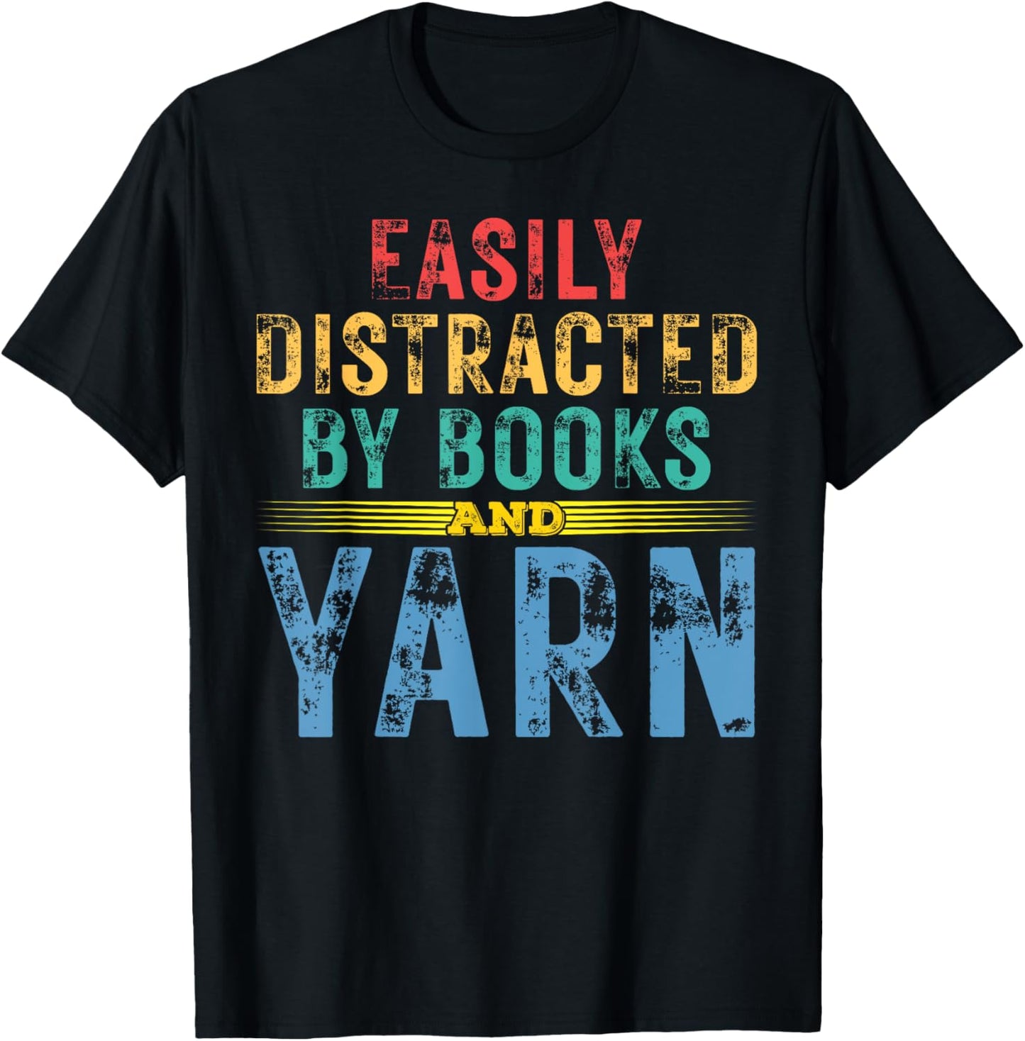 Easily Distracted By Books And Yarn