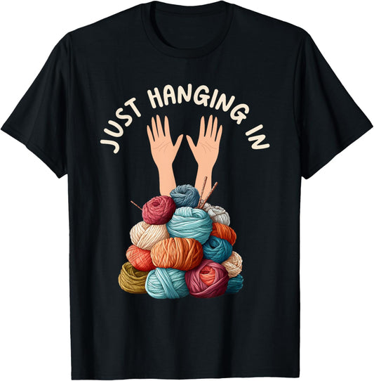 Yarn Collection JUST HANGING IN Funny Yarn Collector
