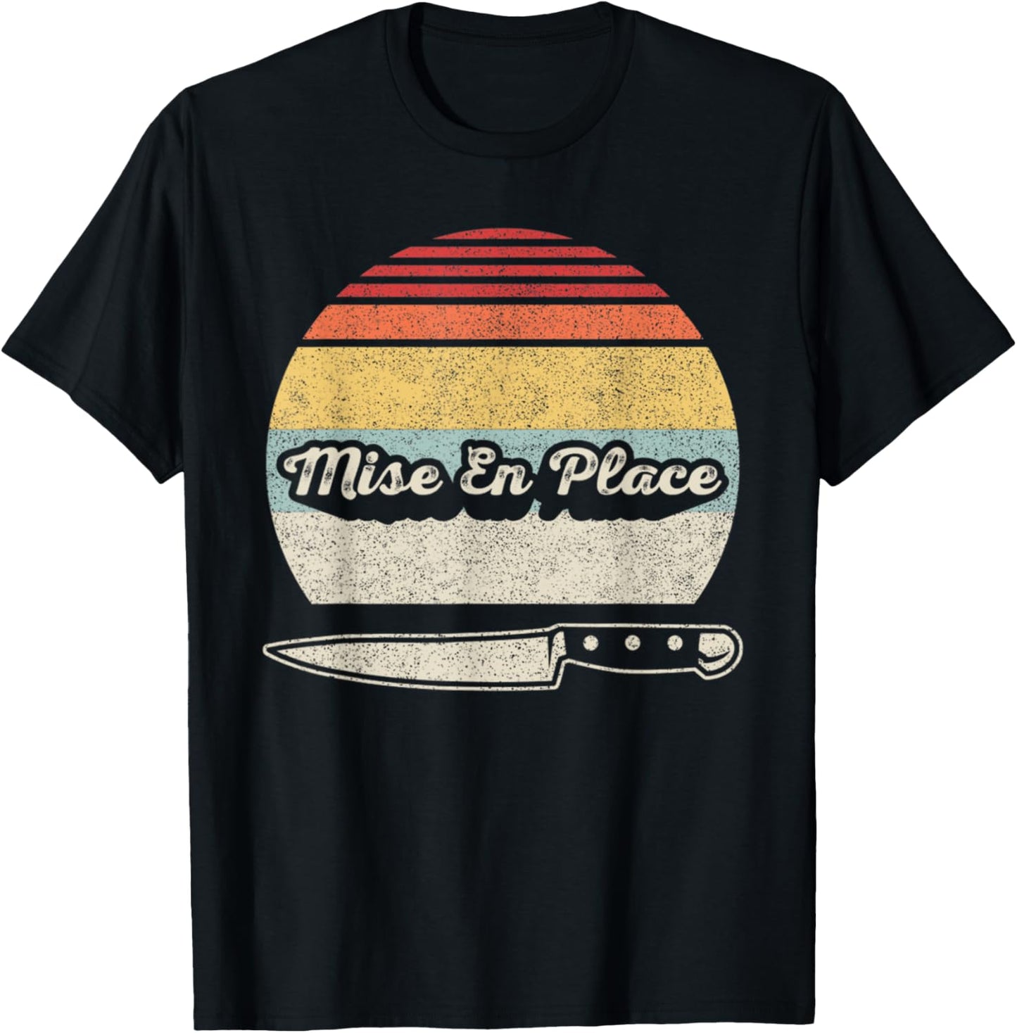 Chef Knife Retro Vintage Chef Shirt Mise En Place
