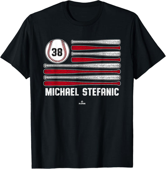 Baseball American Flag Michael Stefanic Los Angeles Baseball