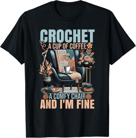 Yarn Crocheter Coffee Crochet Quote Crocheting