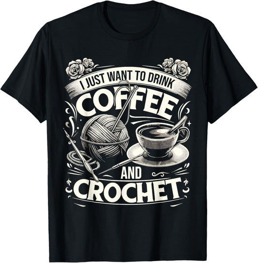 Crochet Knitting Yarn Crocheter Coffee