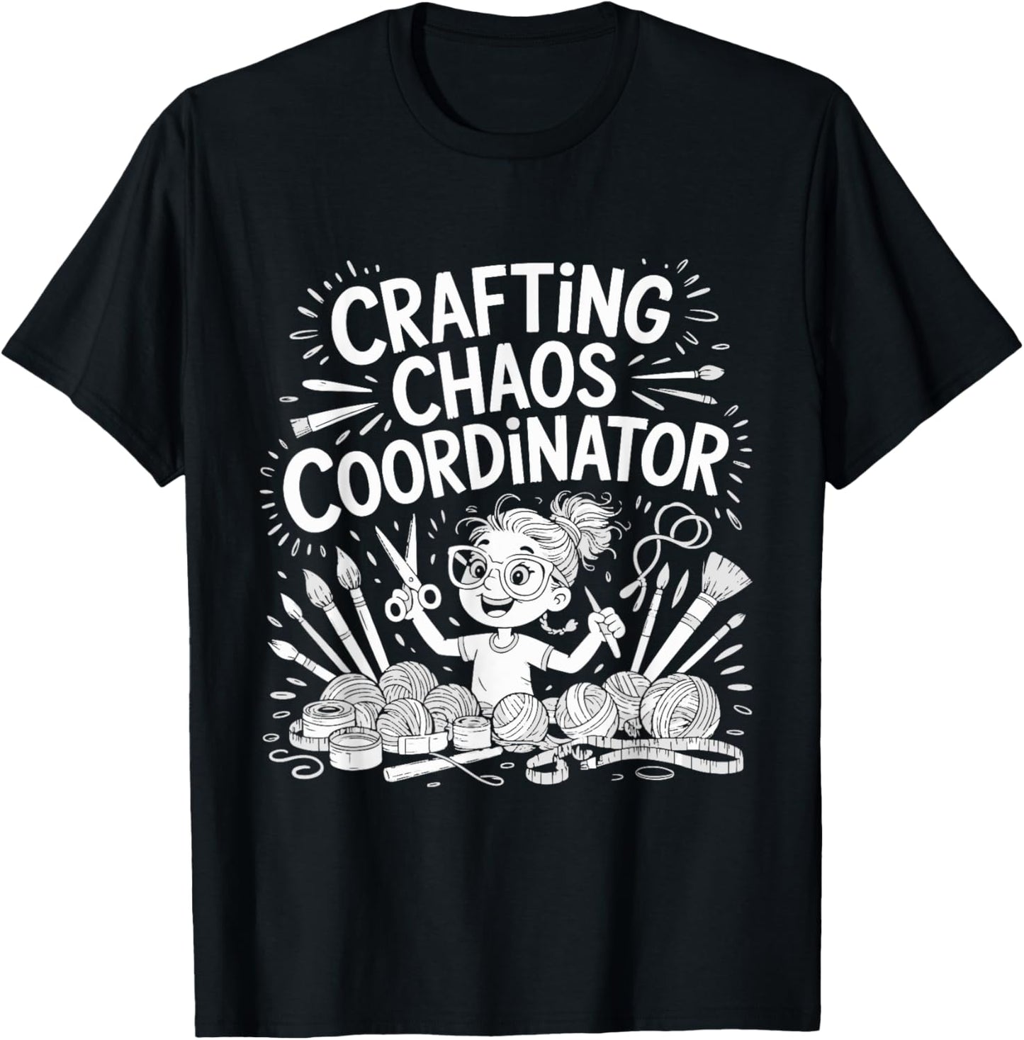 Crafting Chaos Coordinator Yarn Crochet DIY Humor