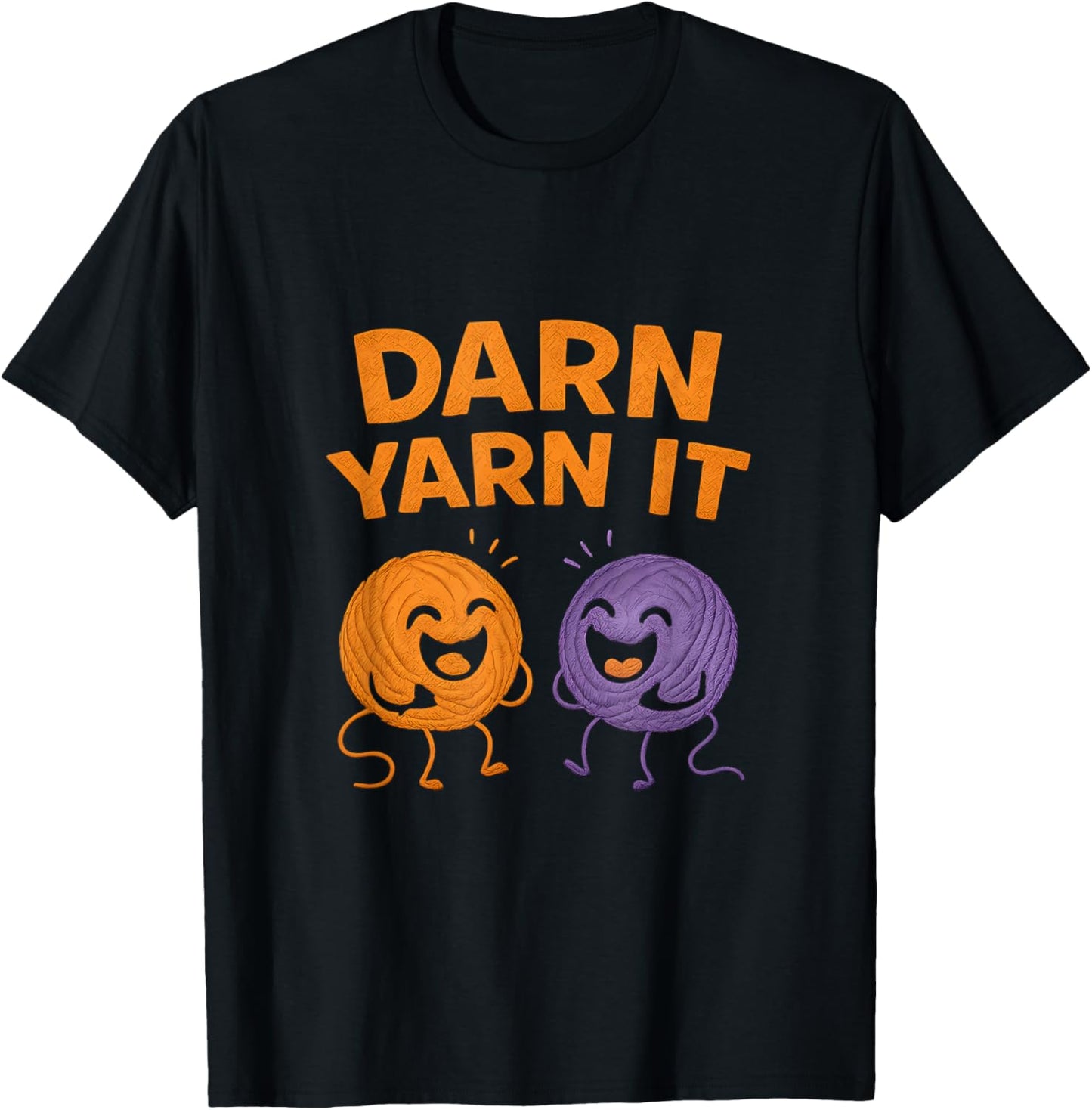 Darn Yarn It Embroidery Knitting Crochet Graphic
