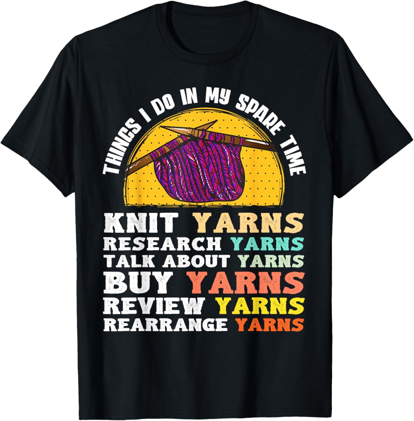 Funny Knitting Lover Quote Yarn Knitting Needles Crocheting