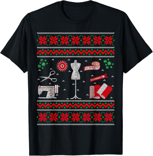 Sewing Yarn Quilting Ugly Sweater Sewing Tailor Christmas