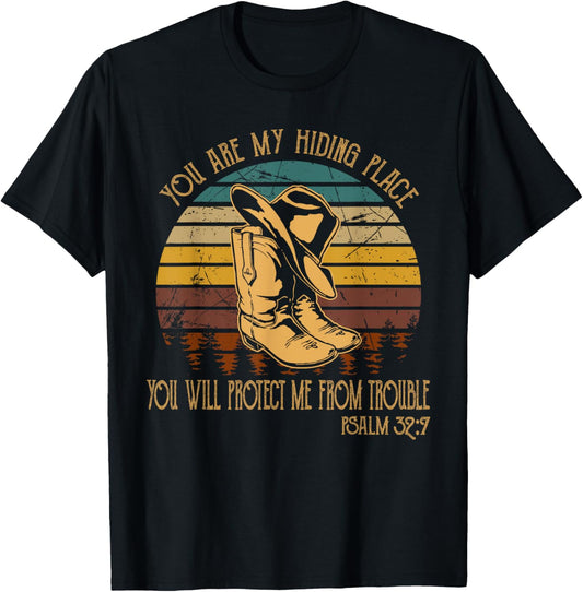 You Are My Hiding Place You Will Protects Me From Troubles