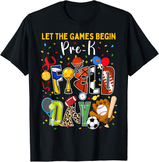 Pre K Field Day 2025 Let The Games Begin Kids Boys Teachers