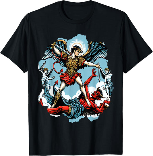 Fighting Archangel Saint Patron Saint Michael Archangels